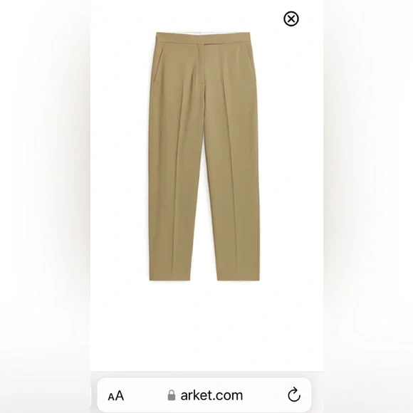 Like New Arket wool pants trousers size 36 (US size XS/S) - Picture 1 of 11